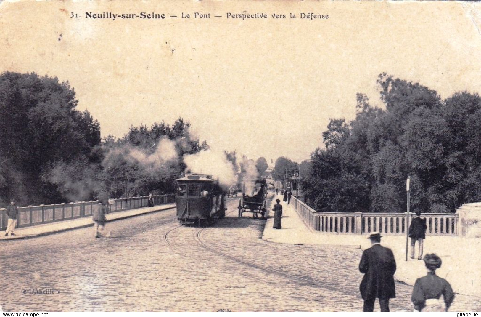 92 -  NEUILLY Sur SEINE - Le Pont - Perspective Vers La Defense - Neuilly Sur Seine