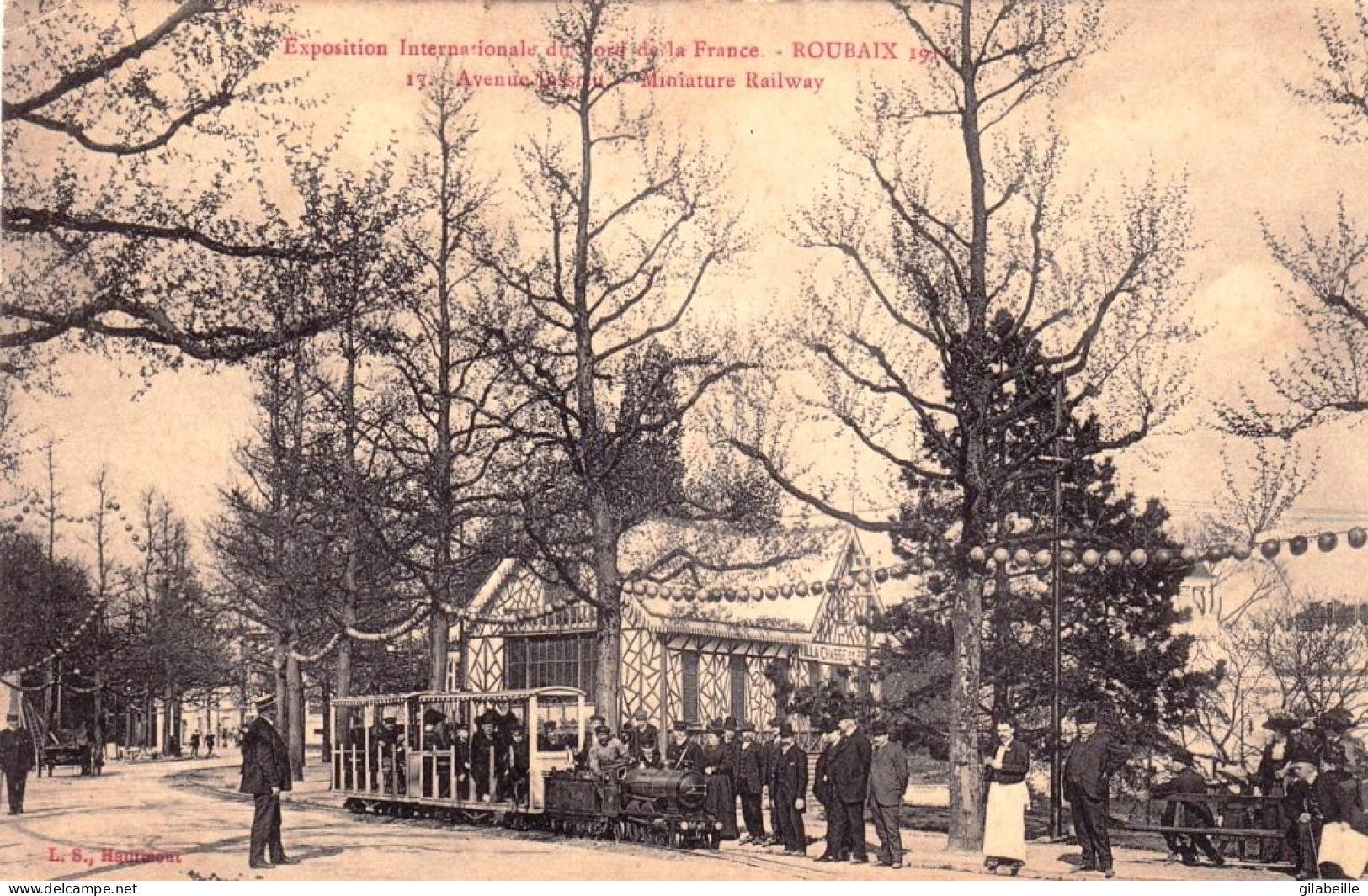 59 - ROUBAIX - Exposition Internationale Du Nord De La France - Avenue Jussieu -  Miniature Railway - Roubaix
