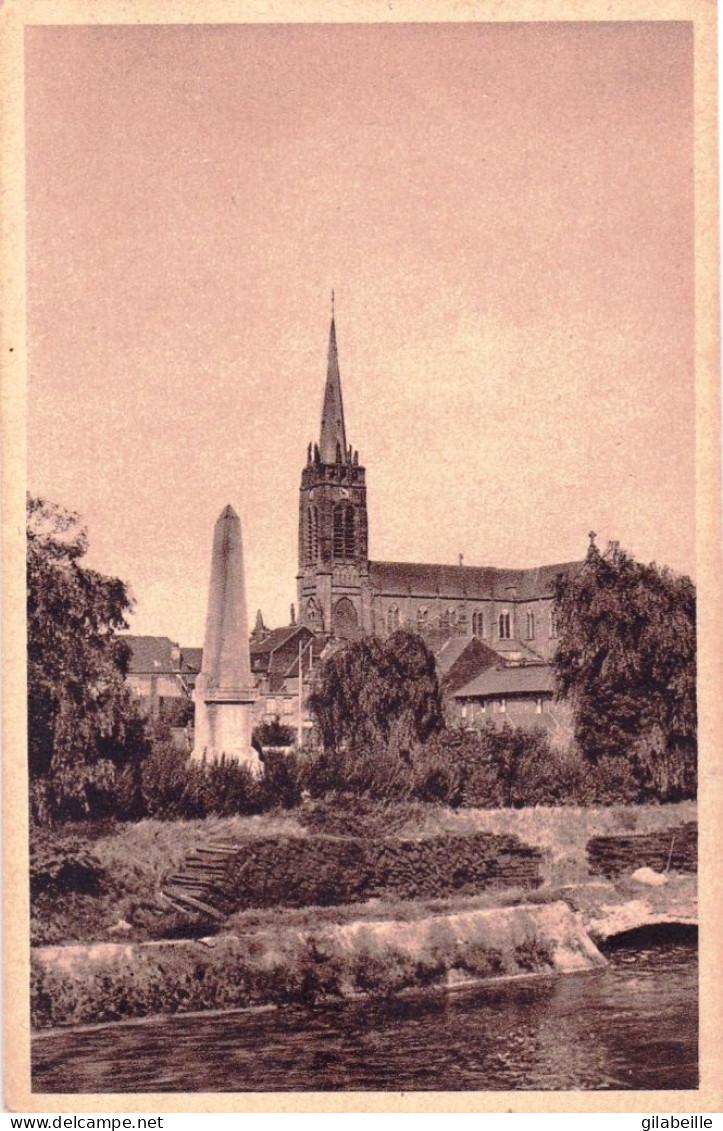 59 - Nord - QUESNOY Sur DEULE - Eglise Et Monument Aux Morts - Sonstige & Ohne Zuordnung