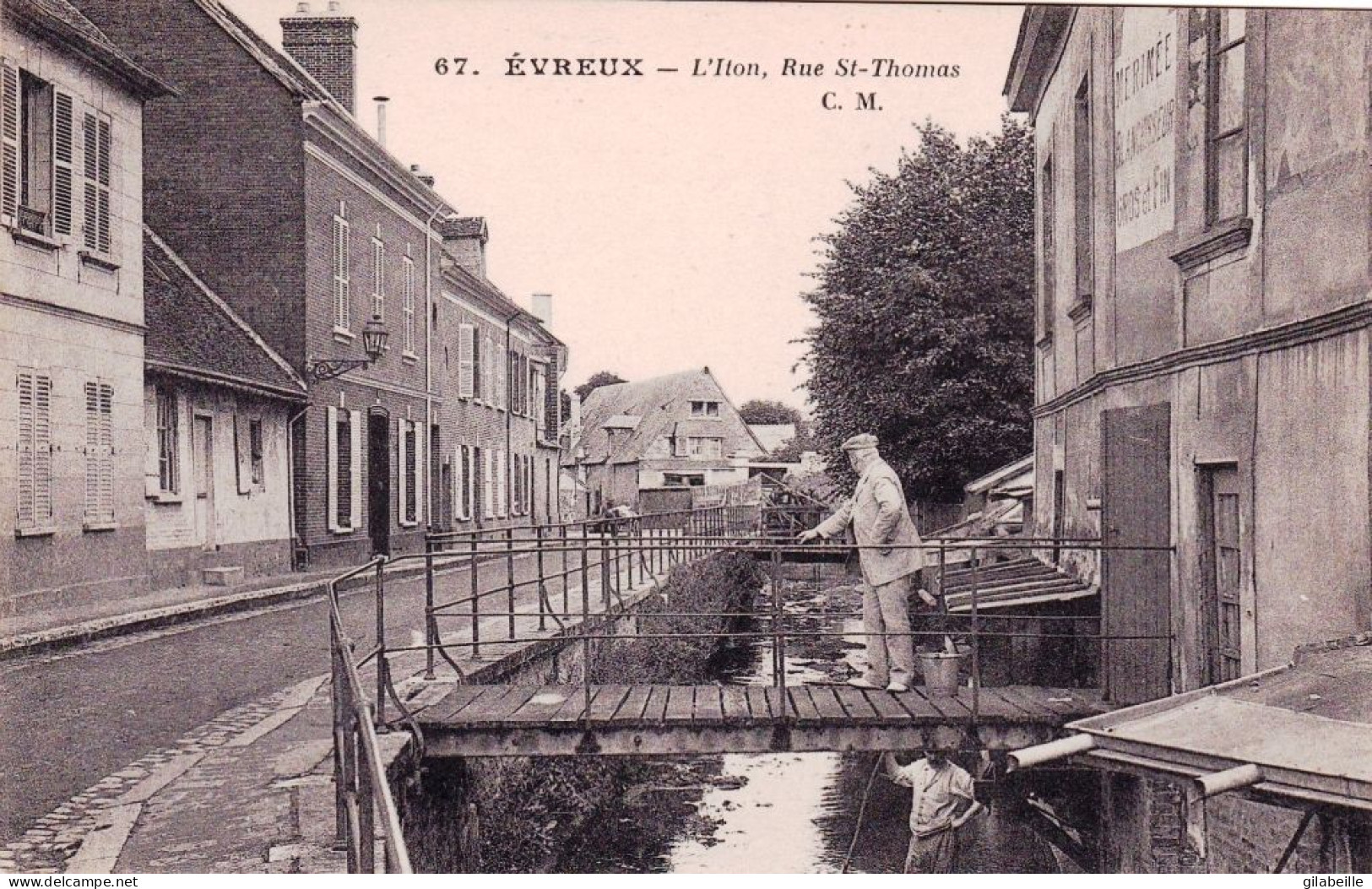 27 - Eure - EVREUX - L Iton , Rue Saint Thomas - Evreux