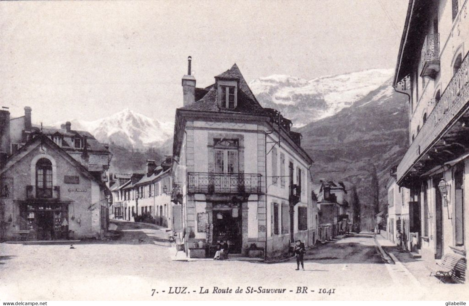 65 - Haute Pyrenees -  LUZ - La Route De Saint Sauveur - Luz Saint Sauveur