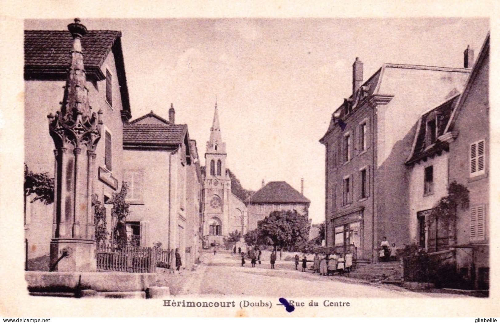 25 - Doubs  - HERIMONCOURT - Rue Du Centre - Autres & Non Classés