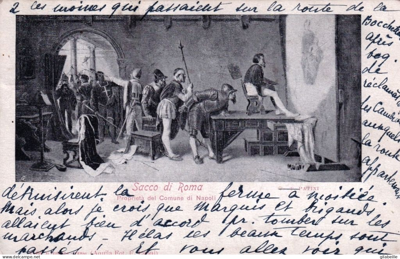  ROMA : Sacco Di Roma - Proprieta Del Comune Di Napoli  - 1904 - Autres & Non Classés