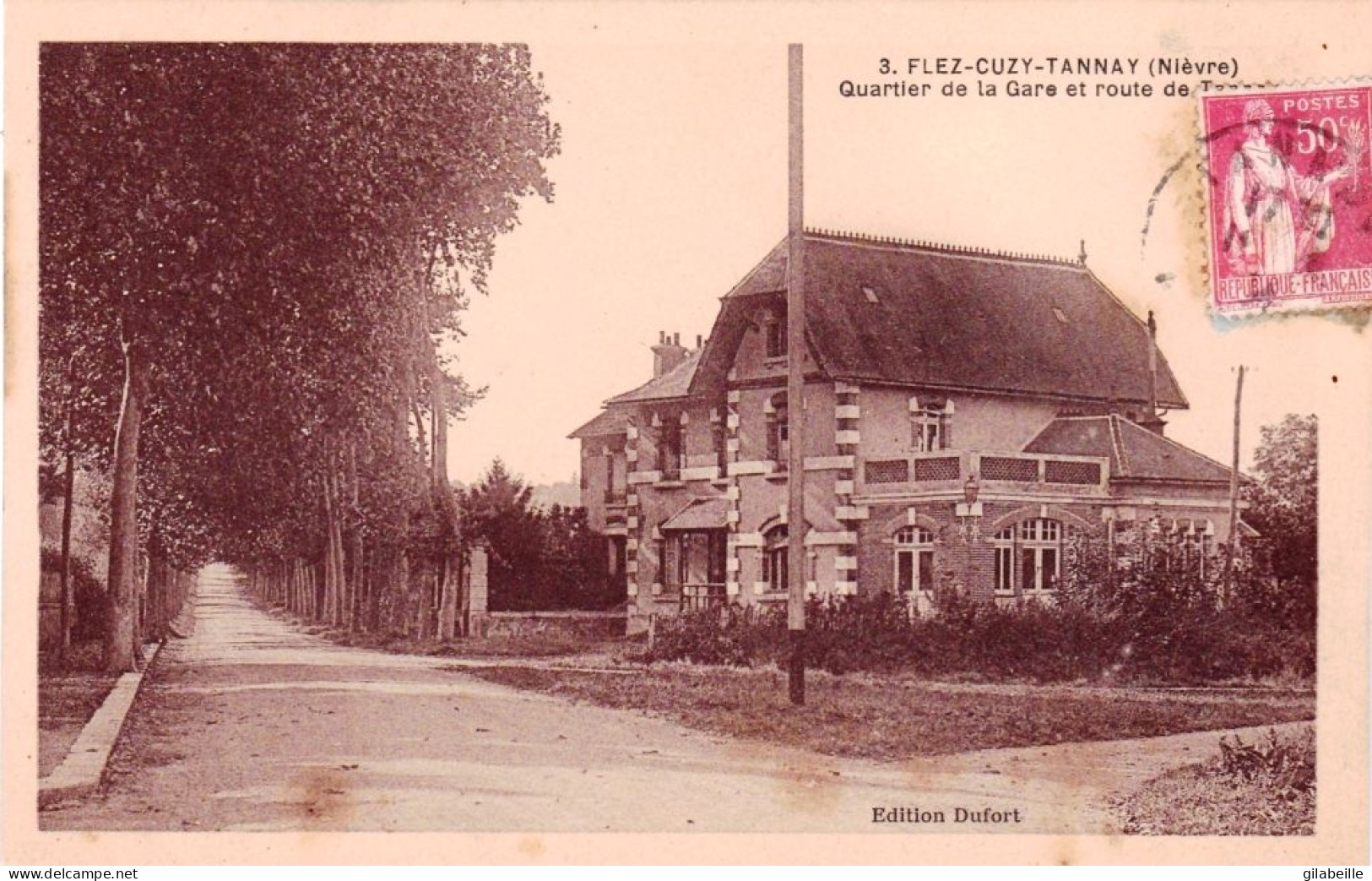 58 - Nievre -  FLEZ - CUZY - TANNAY - Quartier De La Gare Et Route De Tannay - Autres & Non Classés