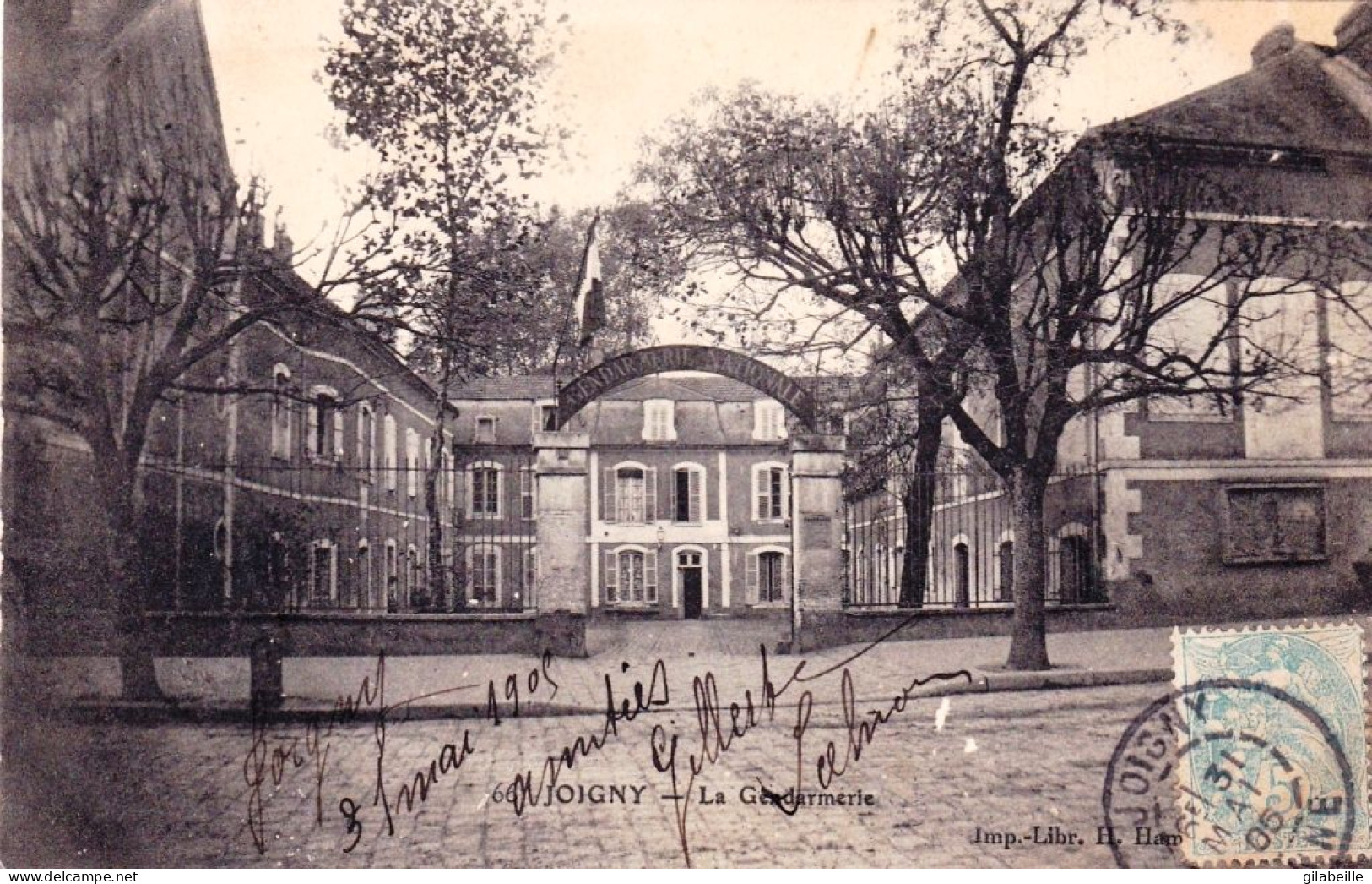 89 - Yonne -  JOIGNY - La Gendarmerie - Joigny