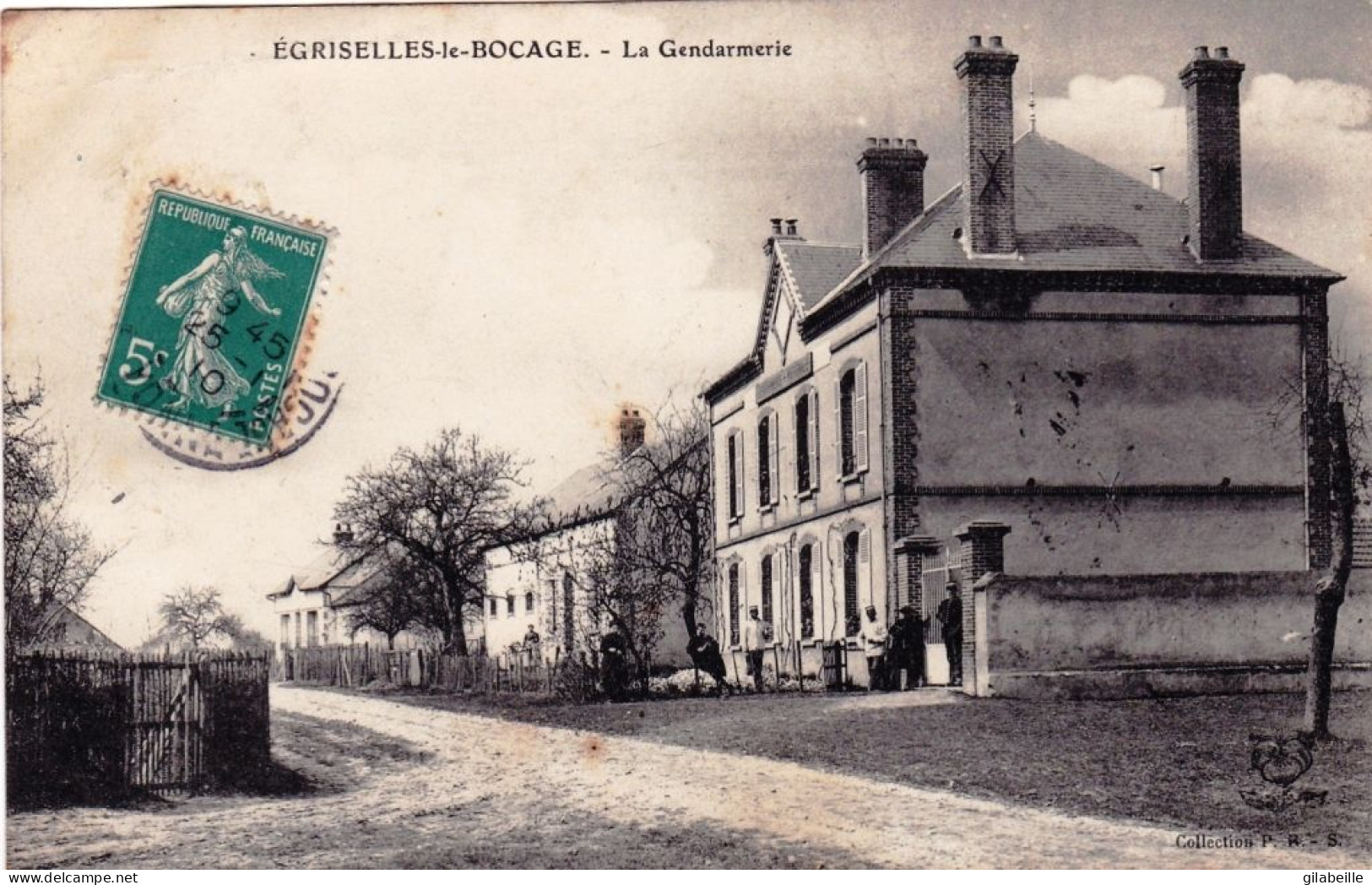 89 - Yonne -  EGRISELLES Le BOCAGE - La Gendarmerie - Autres & Non Classés