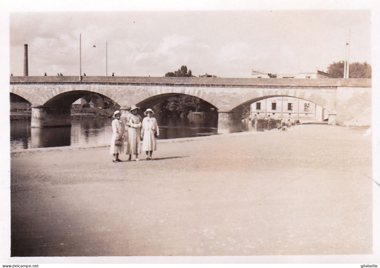 Photo 6.00 X 8.5 -  COGNAC (16)  - Pont Sur La Charente - Aout 1934 - Lieux