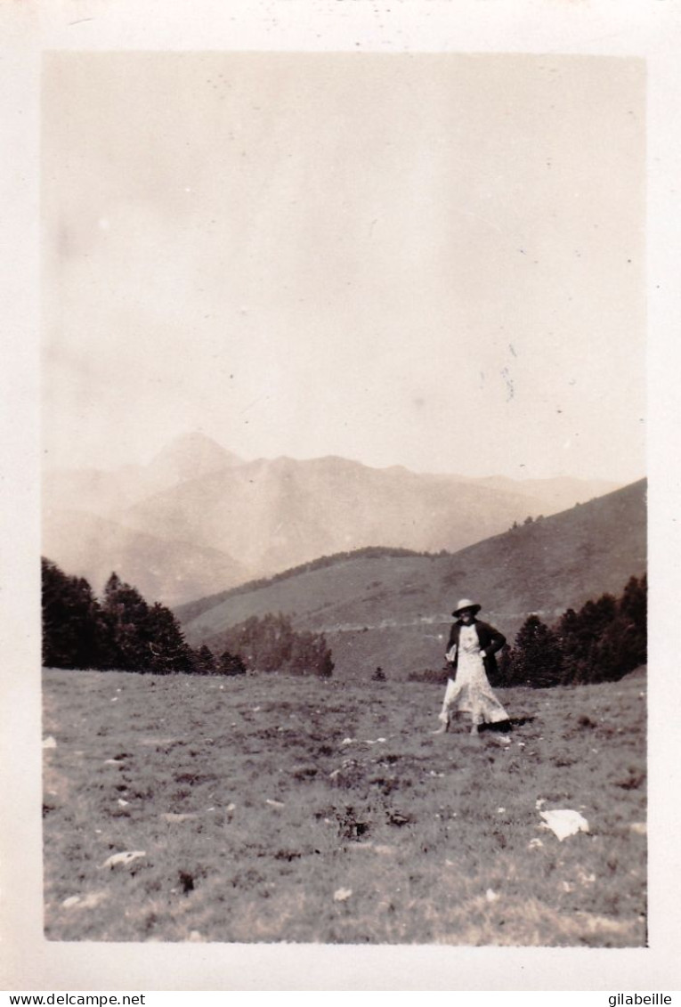 Photo 9.00 X 6.00 - Au Col D Aspin ( 65 ) Pic Du Midi De Bigorre - Aout 1934 - Places