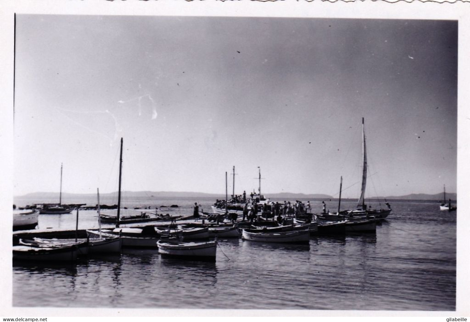 Photo 6.00 X 8.5 - LE LAVANDOU - Le Port - Juillet 1951 - Lieux