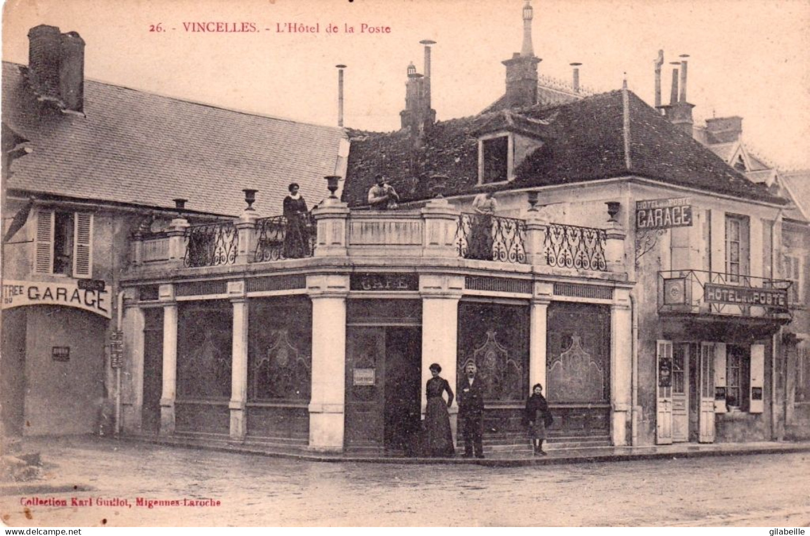 89 - Yonne - VINCELLES - L Hotel De La Poste - Andere & Zonder Classificatie