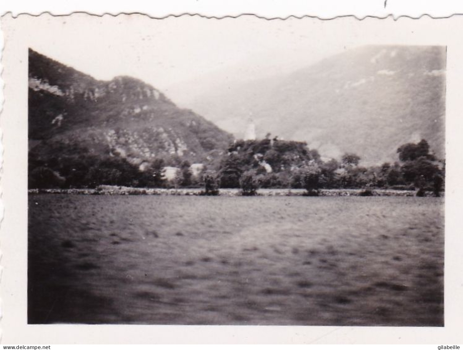 Photo 4.5 X 6.5 - CASTET Chateau Gelos  - Aout 1934 - Places