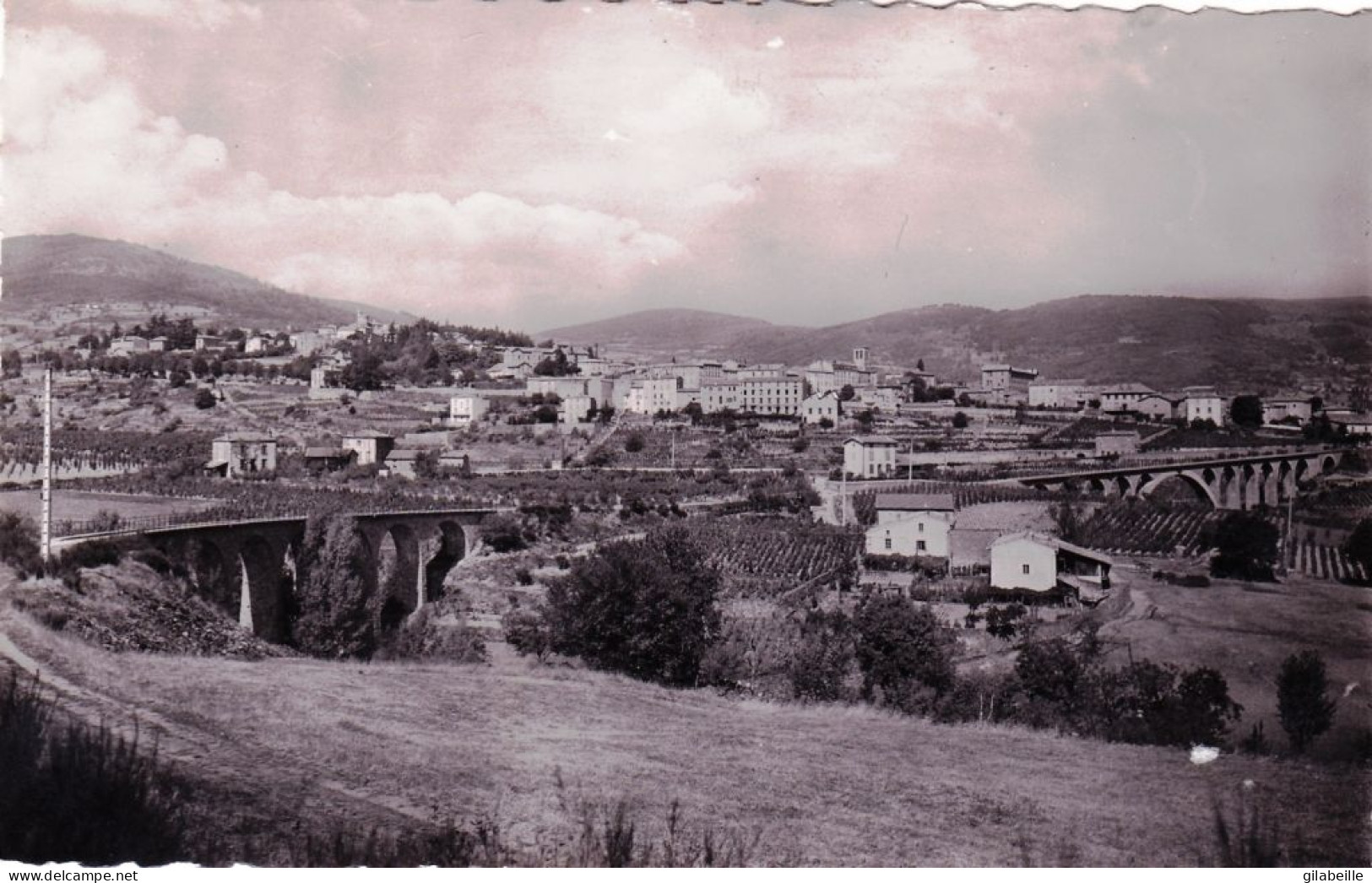 42 - Loire - PELUSSIN - Vue Panoramique Des Deux Viaducs - Pelussin