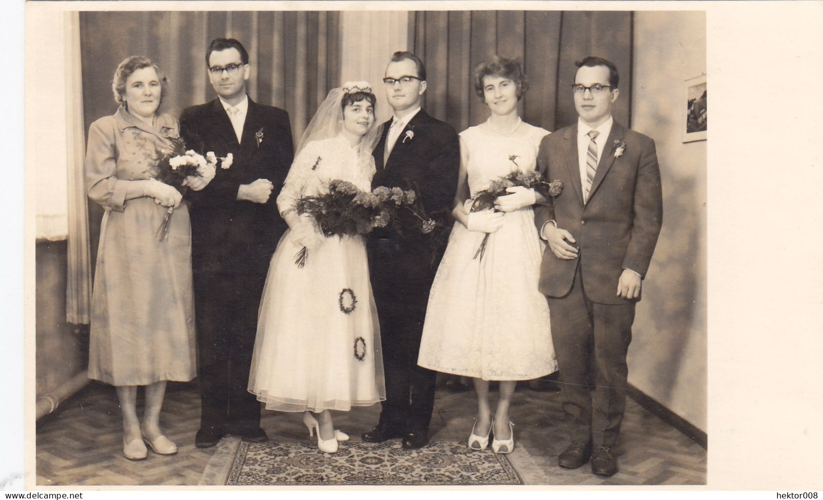 Altes Foto Vintage.Personen-Hochzeit. (  B12  ) - Persone Anonimi