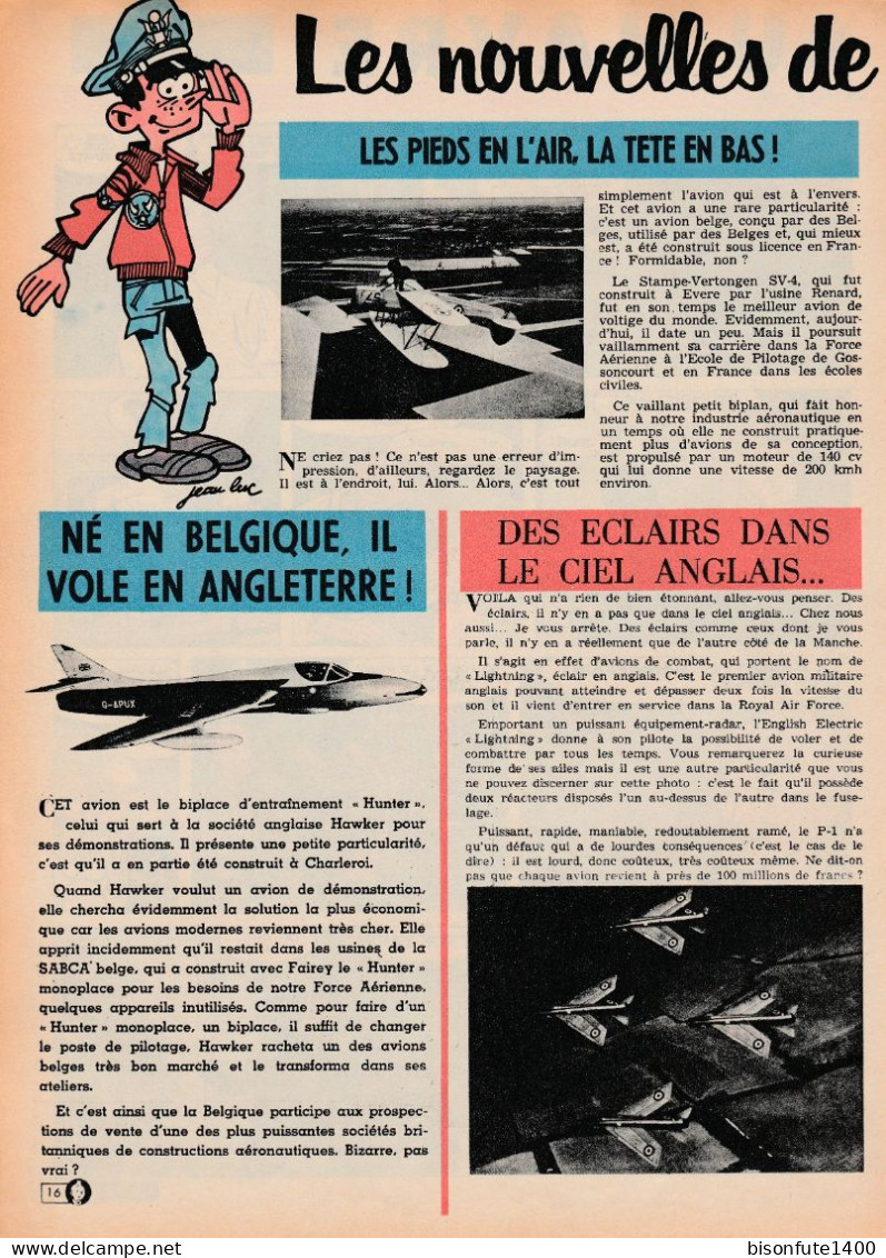 Tintin : Collection TINTIN - AVIATION AVEC ALBERT : LES NOUVELLES DE LA-HAUT (Voir Photo) - Publicités