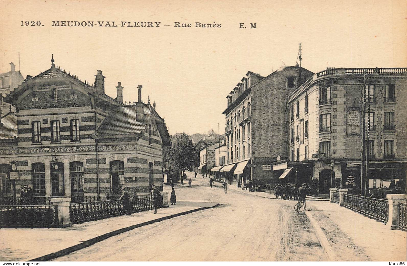 Meudon * Val Fleury * La Rue Banès * Restaurant - Meudon