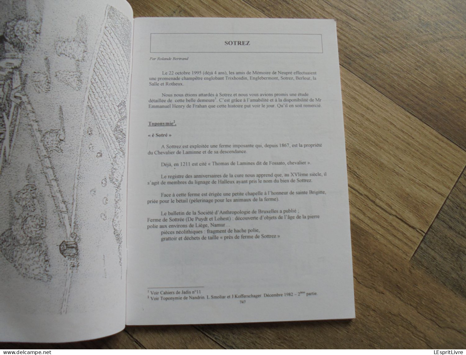 MEMOIRE DE NEUPRE N° 21 Régionalisme Ferme De La Haie Trois Seigneuries Ferme Sotrez Ivoz Ramet Ecole Neuville Demblon - Belgien