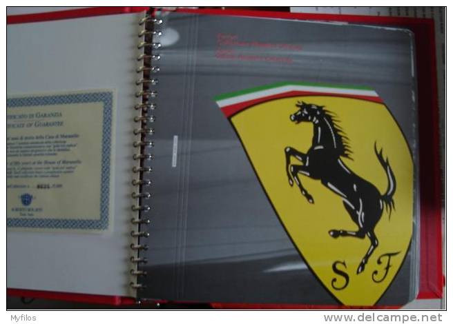 FERRARI 1947/1997  CINQUANT'ANNI DI STORIA DELLA CASA DI MARANELLO BOLAFFI 12 FDC CON "GOLD FOIL REPLICA" - Cars