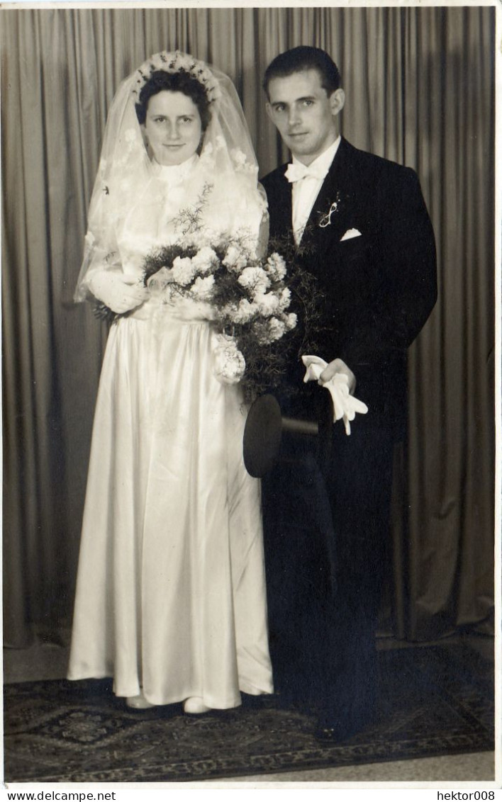 Altes Foto Vintage.Personen-Hochzeit. (  B12  ) - Anonymous Persons