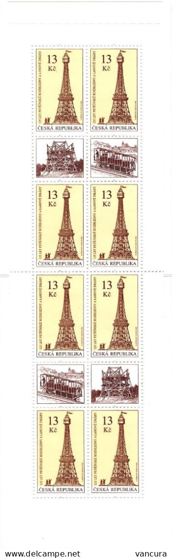 Booklet 879 Czech Republic Anniversary Of The Petrin Observation Tower In Prague 2016 - Other & Unclassified