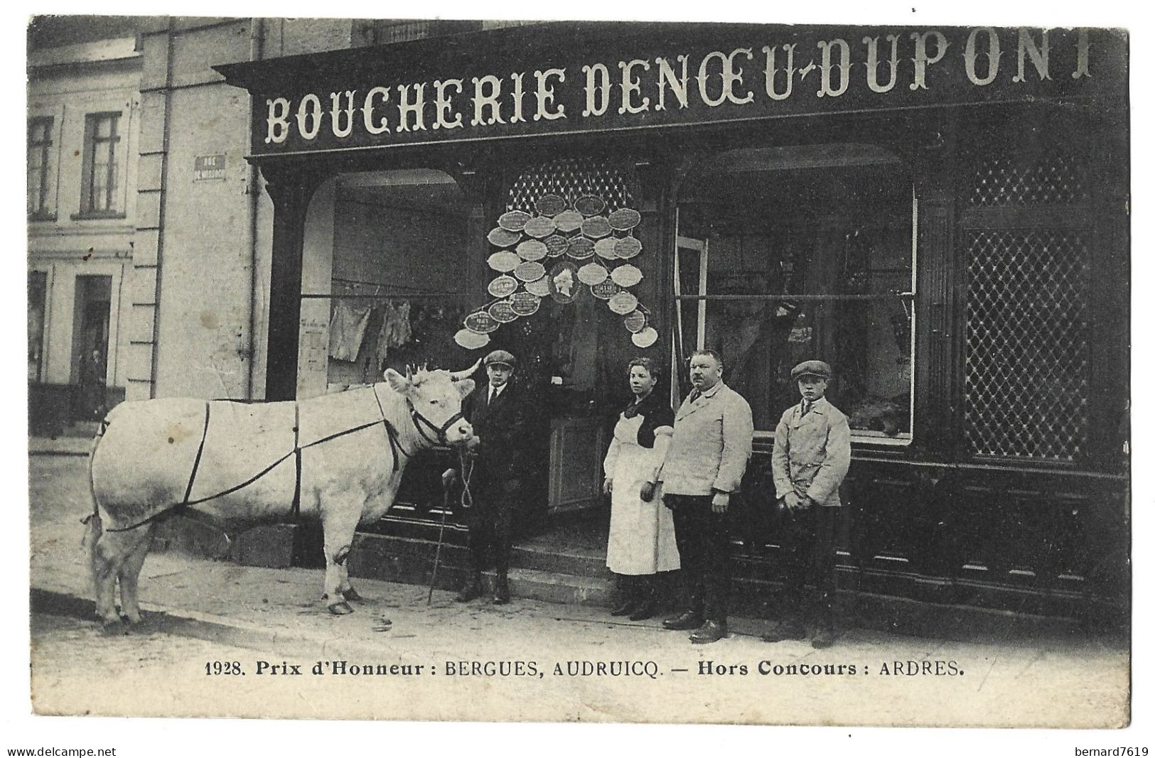 62  Saint Omer -  Boucherie Denoeu - Dupont   - Prix D'honneur Bergues , Audruicq Hors Concours Ardres - Saint Omer