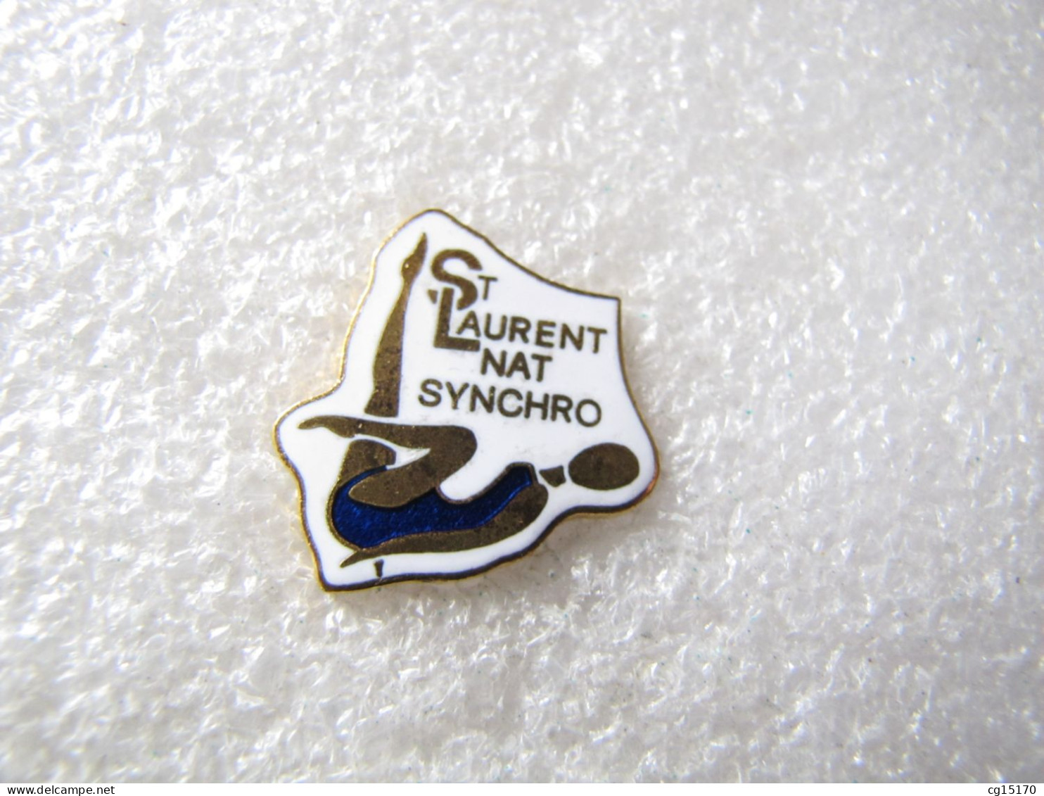 PIN'S    SPORT  NATATION SYNCHRONISÉ  SAINT LAURENT   PIN UP  Email Grand Feu - Swimming