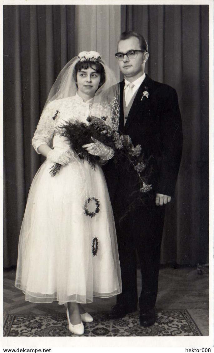 Altes Foto Vintage.Personen-Hochzeit. (  B12  ) - Anonyme Personen