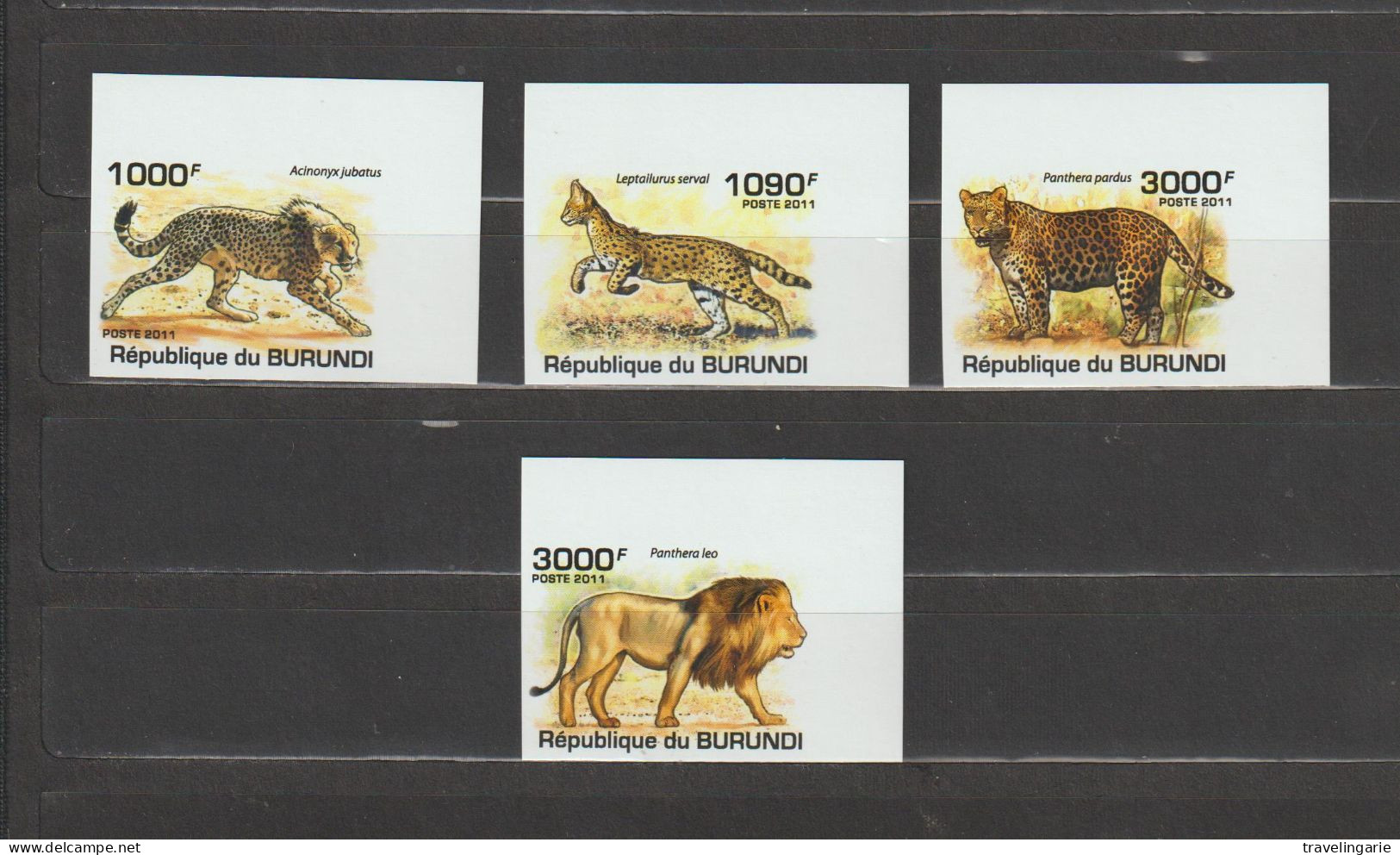 Burundi 2011 Wild Cats / Les Chats Sauvages Imperforate/ND MNH/** - Ongebruikt