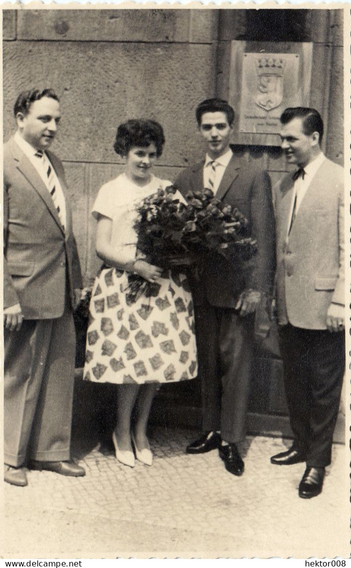 Altes Foto Vintage.Personen-Hochzeit-Verlobt. (  B12  ) - Anonymous Persons