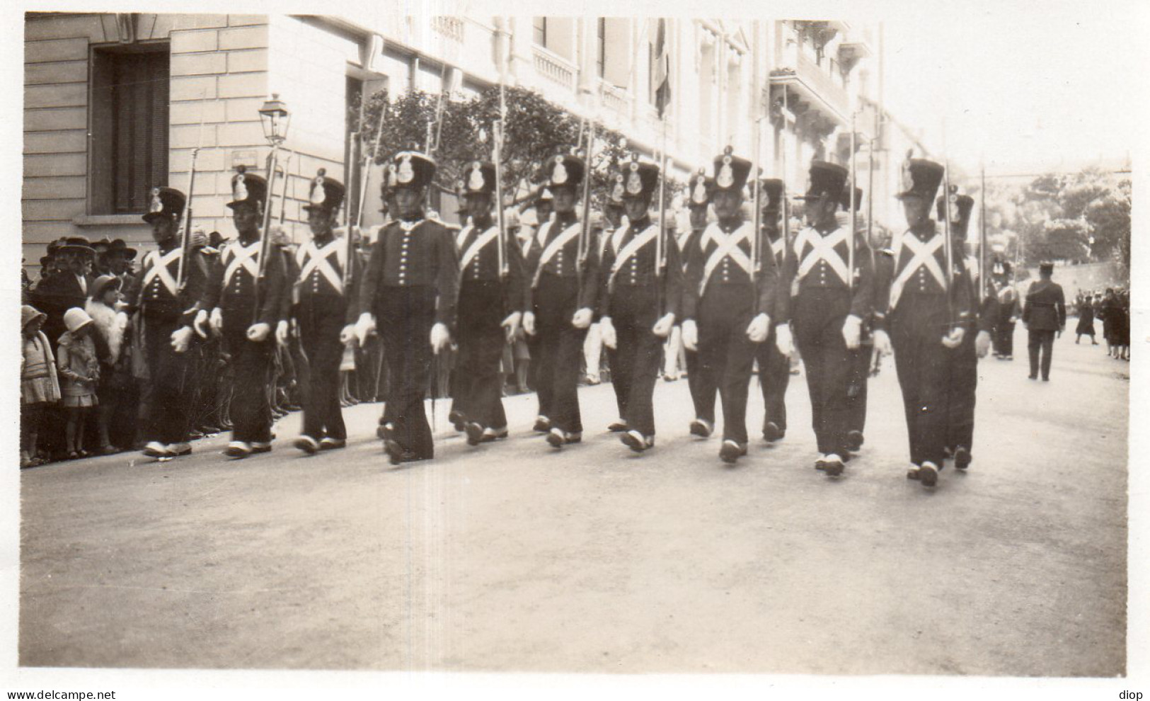 Photo Vintage Paris Snap Shop-homme Men D&eacute;fil&eacute; Parade Uniforme Uniform - Anonymous Persons