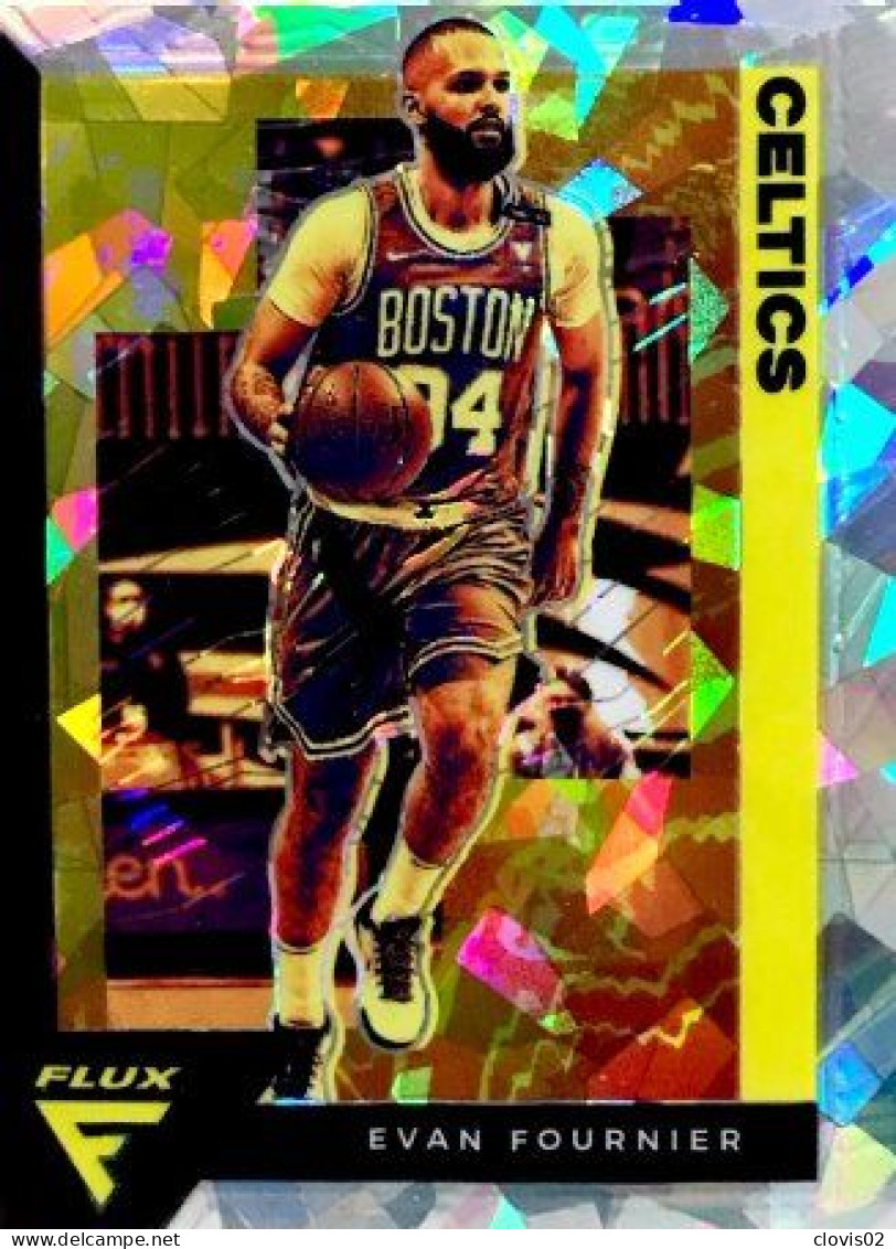 11 Evan Fournier - Boston Celtics - Carte Panini 2020-21 NBA Flux Base Cards - Autres & Non Classés