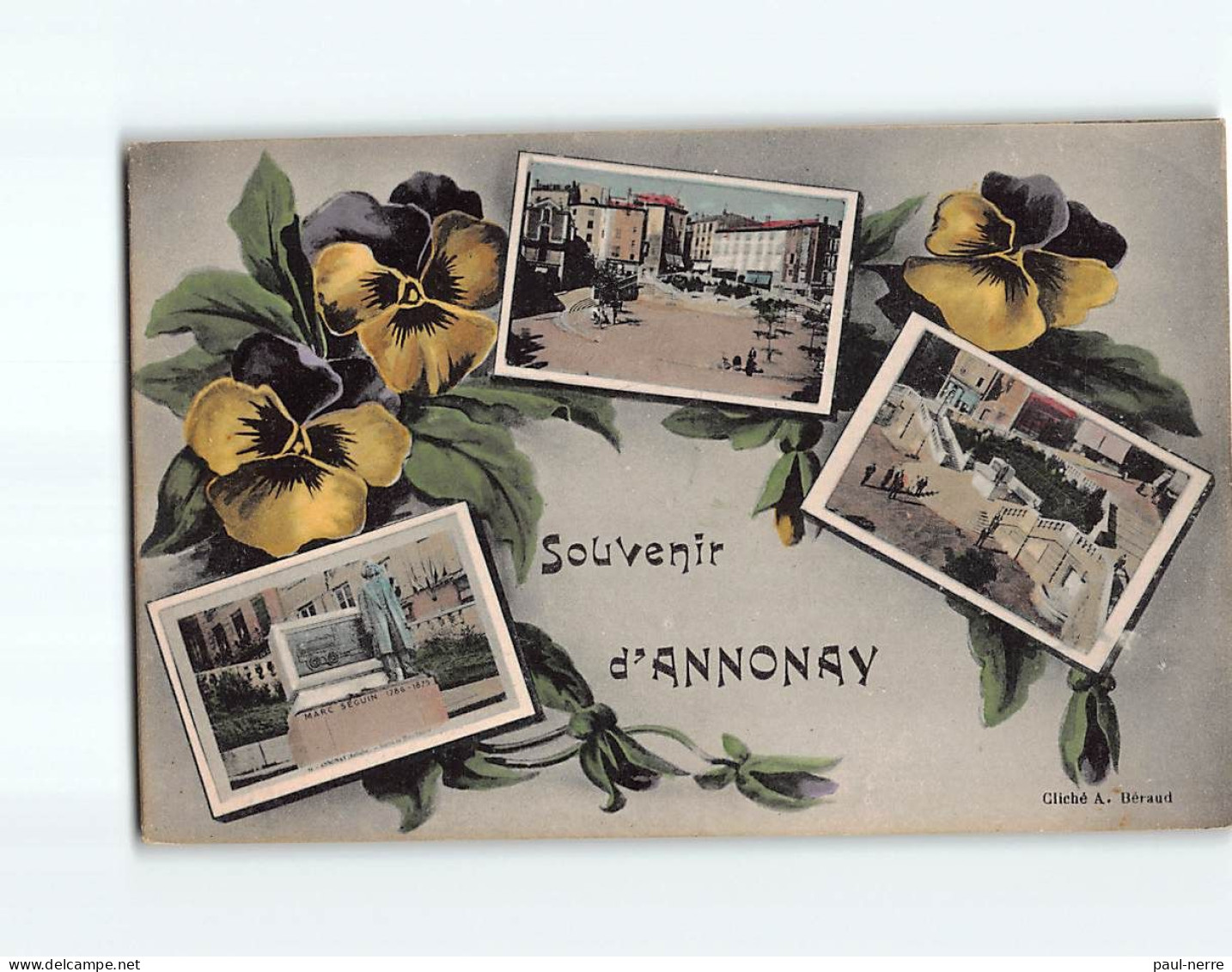 ANNONAY : Carte Souvenir - Très Bon état - Annonay