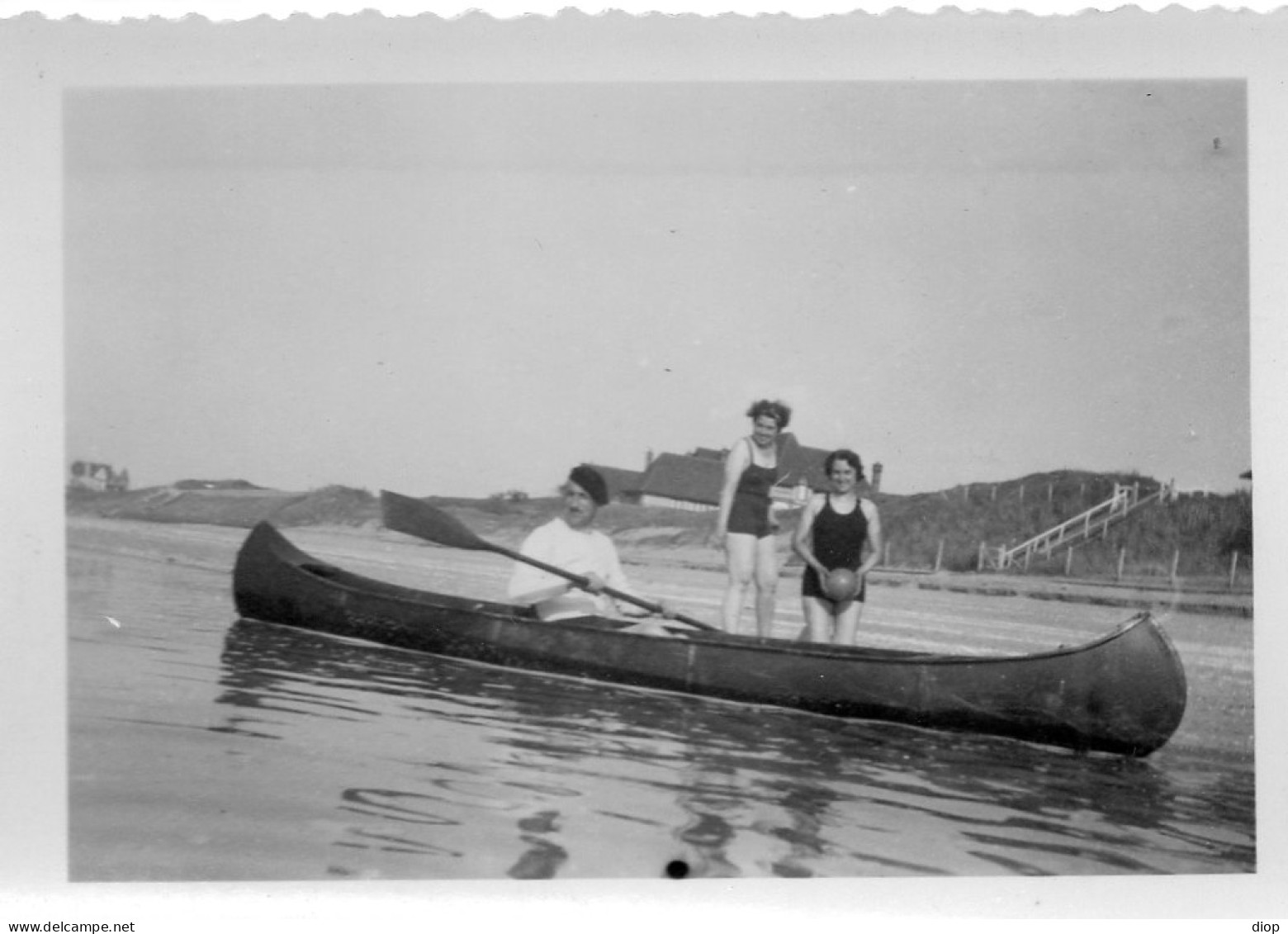 Photo Vintage Paris Snap Shop-femme Women Homme Men Cano&euml; - Boats