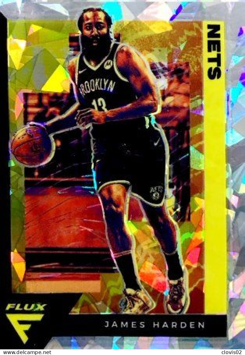 13 James Harden - Brooklyn Nets - Carte Panini 2020-21 NBA Flux Base Cards - Altri & Non Classificati