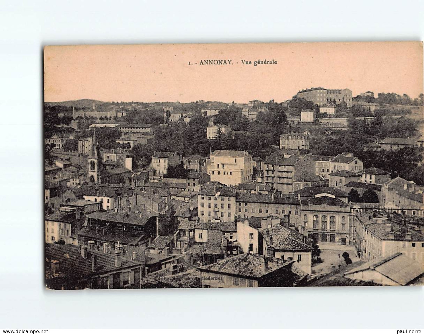 ANNONAY : Vue Générale - Très Bon état - Annonay