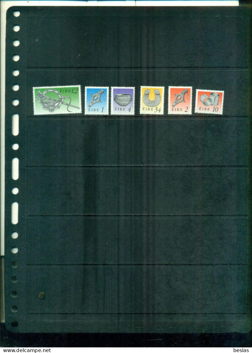 IRLANDE SERIE COURANTE TRESORS D'ART IRLANDAIS 90 II 6 VAL NEUFS A PARTIR DE 1.75 EUROS - Unused Stamps