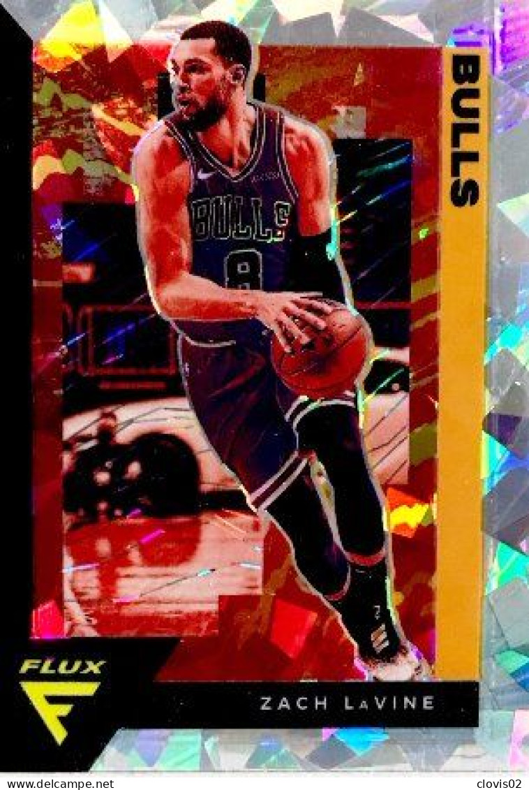 27 Zach LaVine - Chicago Bulls - Carte Panini 2020-21 NBA Flux Base Cards - Autres & Non Classés