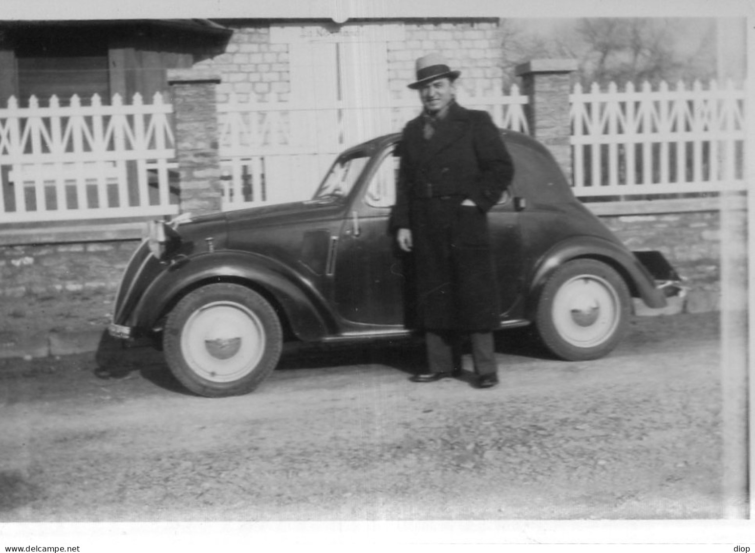 Photo Vintage Paris Snap Shop-homme Men Voiture Car  - Automobile