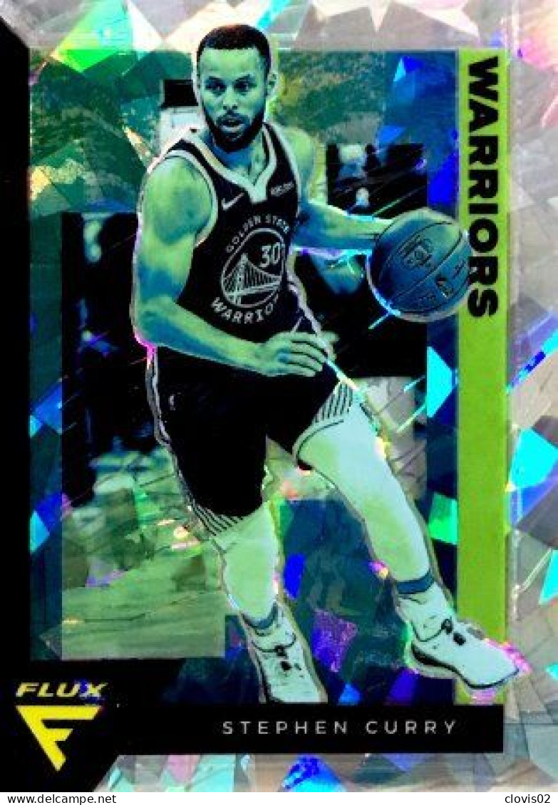 55 Stephen Curry - Golden State Warriors - Carte Panini 2020-21 NBA Flux Base Cards - Autres & Non Classés