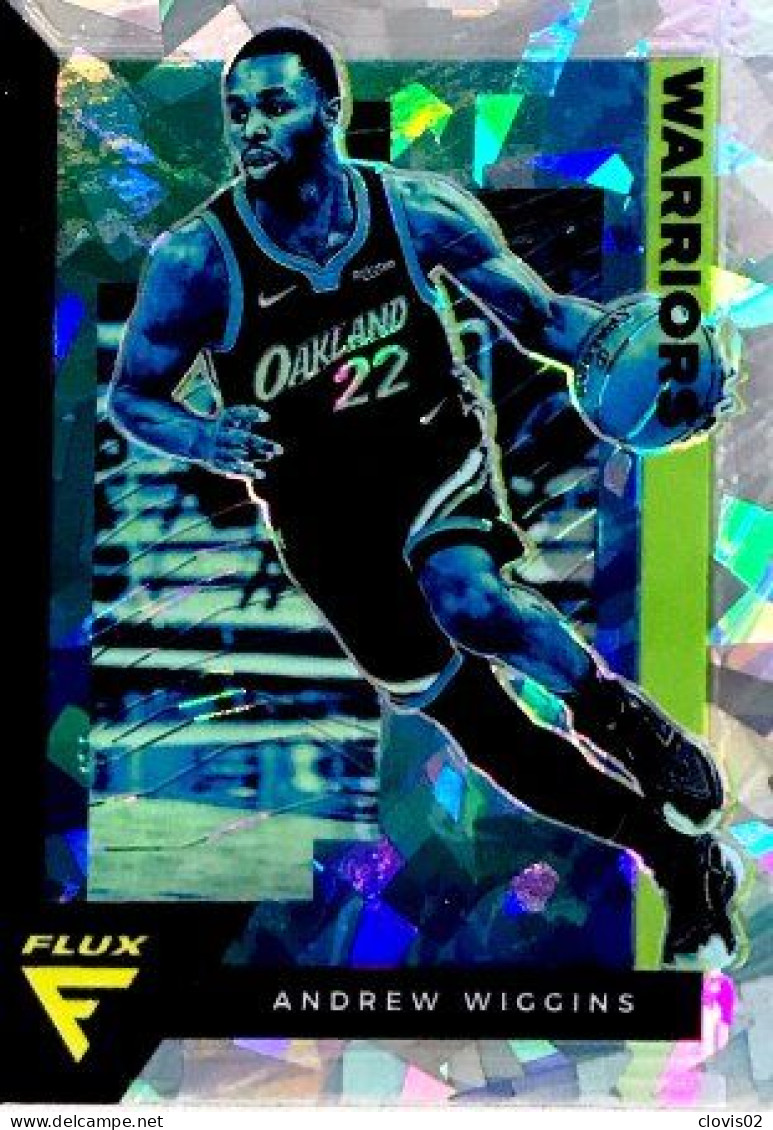 58 Andrew Wiggins - Golden State Warriors - Carte Panini 2020-21 NBA Flux Base Cards - Andere & Zonder Classificatie