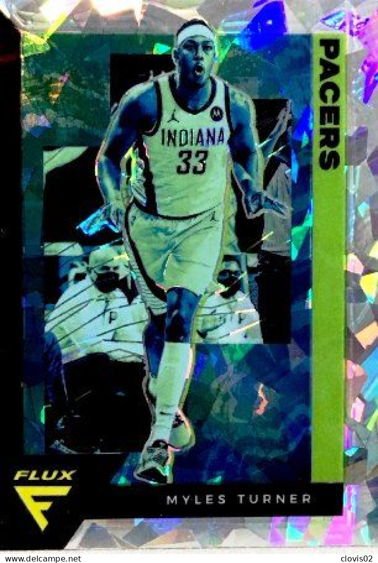 70 Myles Turner - Indiana Pacers - Carte Panini 2020-21 NBA Flux Base Cards - Andere & Zonder Classificatie