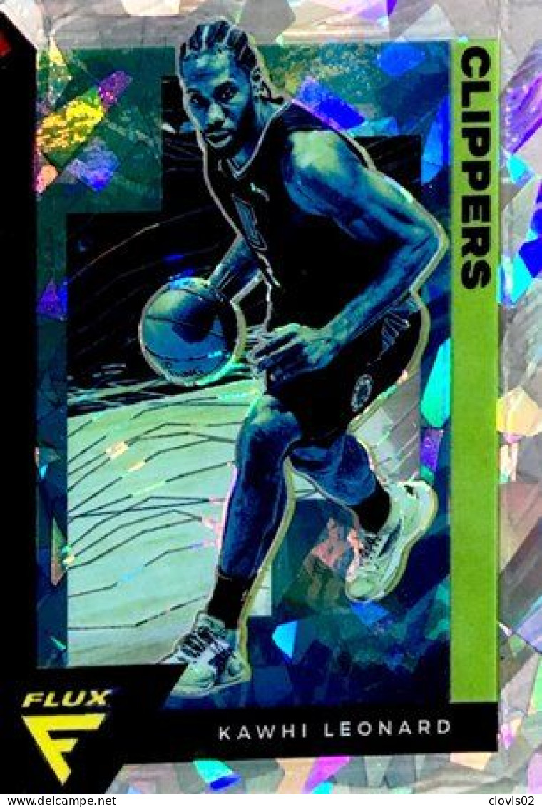 73 Kawhi Leonard - Los Angeles Clippers - Carte Panini 2020-21 NBA Flux Base Cards - Andere & Zonder Classificatie