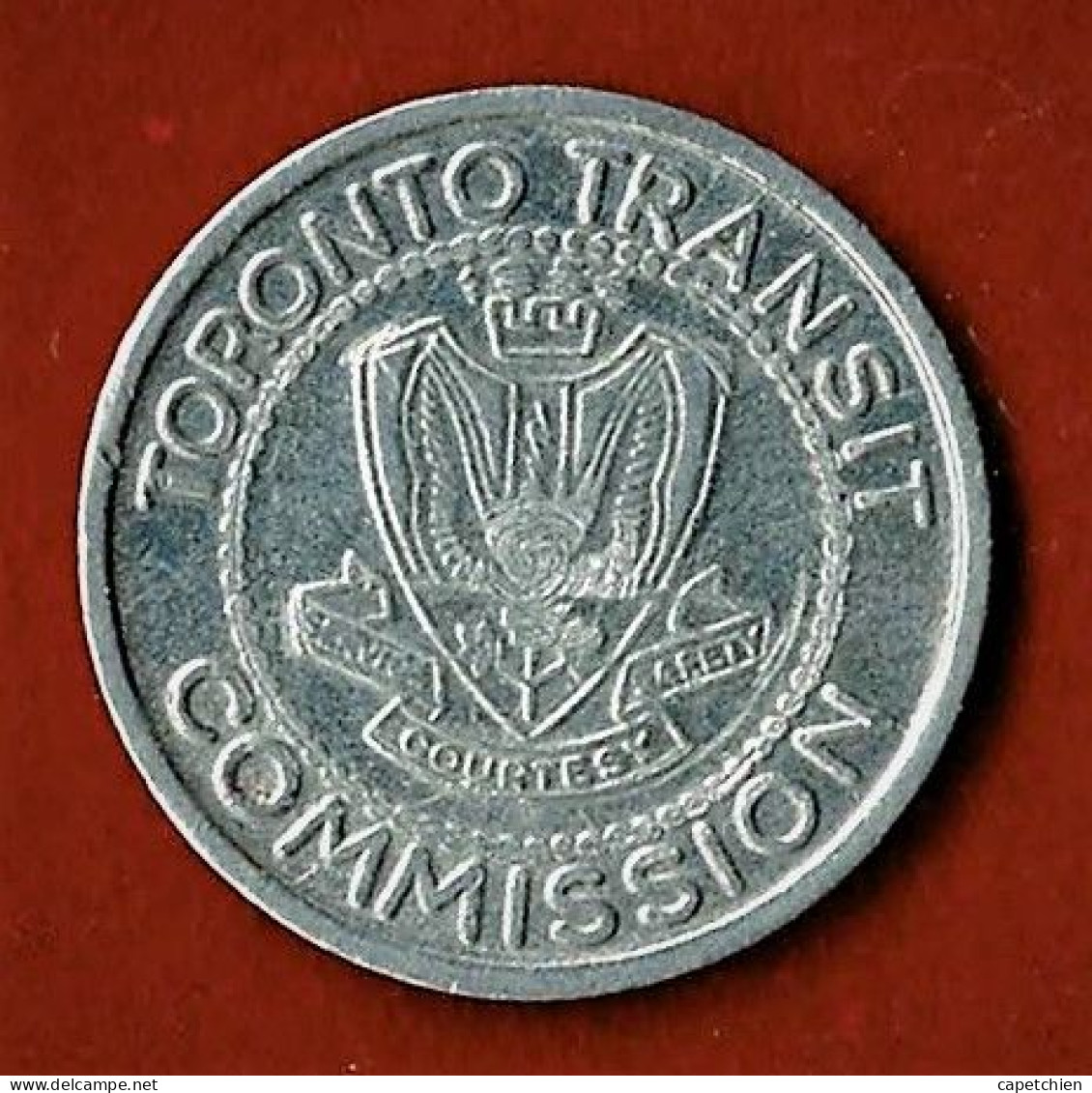 CANADA /  TOKEN / TORONTO TRANSIT COMMISSION / NECESSITE / ALU / N.D. - Professionnels / De Société
