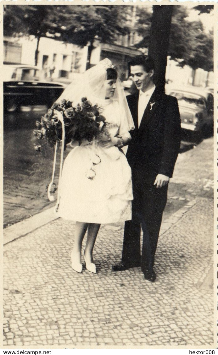 Altes Foto Vintage.Personen-Hochzeit. (  B12  ) - Anonyme Personen