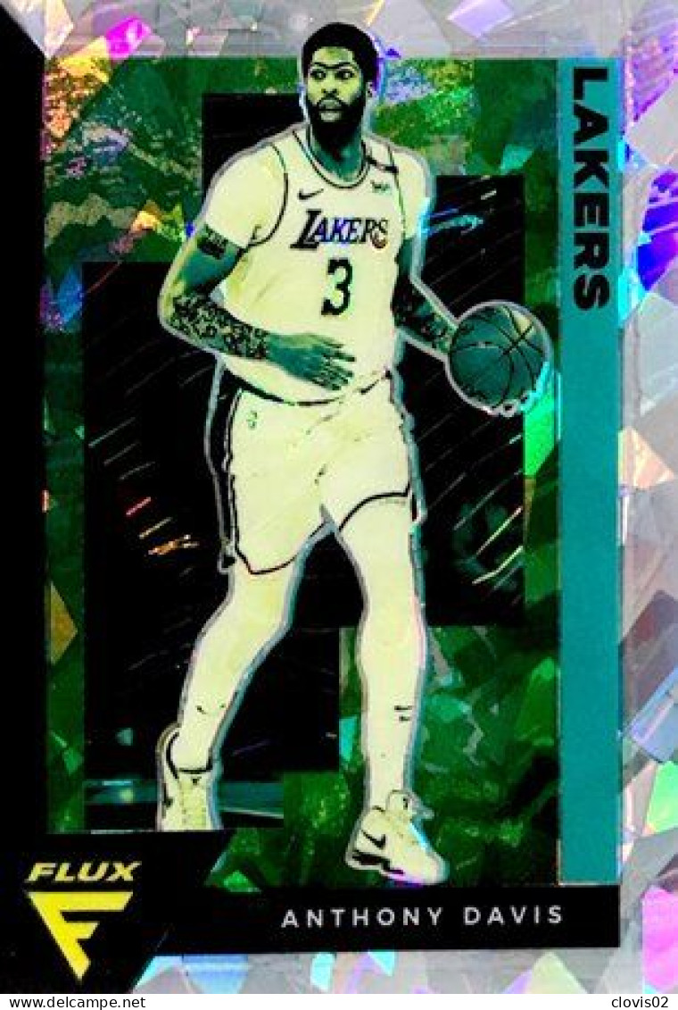 80 Anthony Davis - Los Angeles Lakers - Carte Panini 2020-21 NBA Flux Base Cards - Andere & Zonder Classificatie