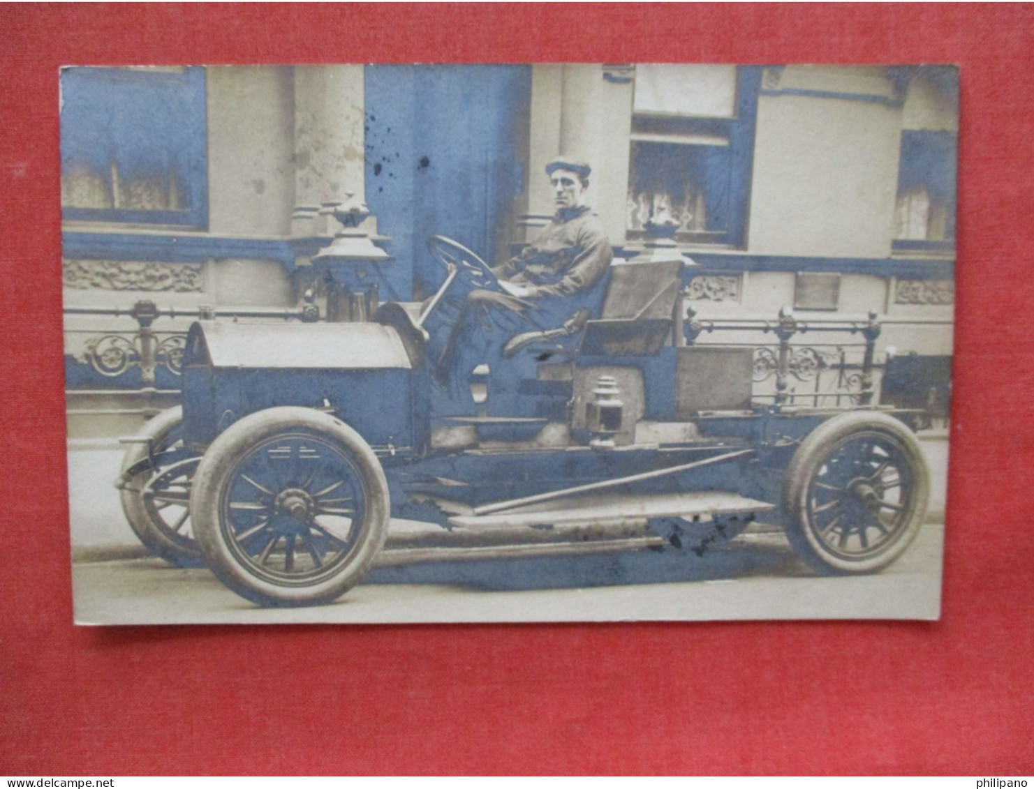 RPPC.  Antique Auto With Driver.    Ref 6409 - Voitures De Tourisme