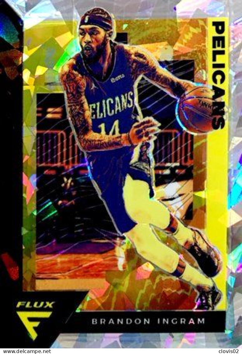 110 Brandon Ingram - New Orleans Pelicans - Carte Panini 2020-21 NBA Flux Base Cards - Autres & Non Classés