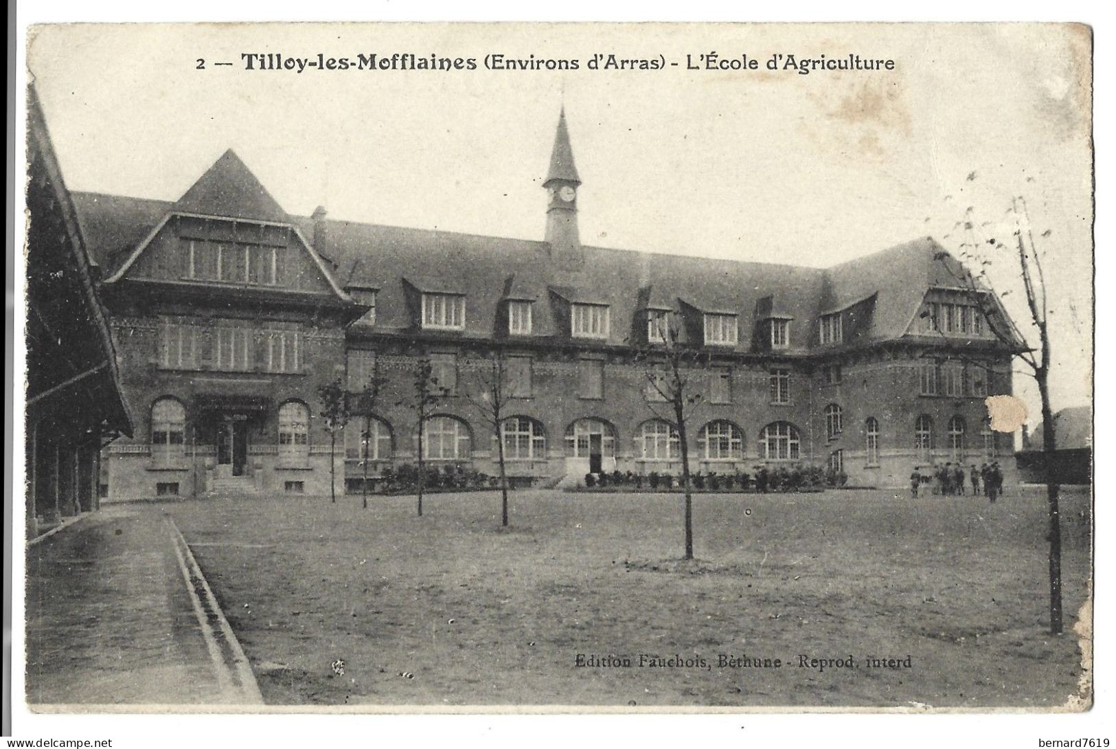 62  Tilloy Les Mofflaines - Environs D'arras - L'ecole D'agriculture - Autres & Non Classés