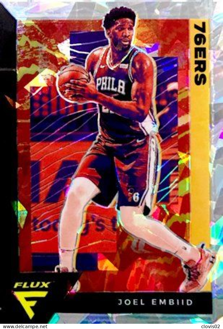 134 Joel Embiid - Philadelphia 76ers - Carte Panini 2020-21 NBA Flux Base Cards - Andere & Zonder Classificatie