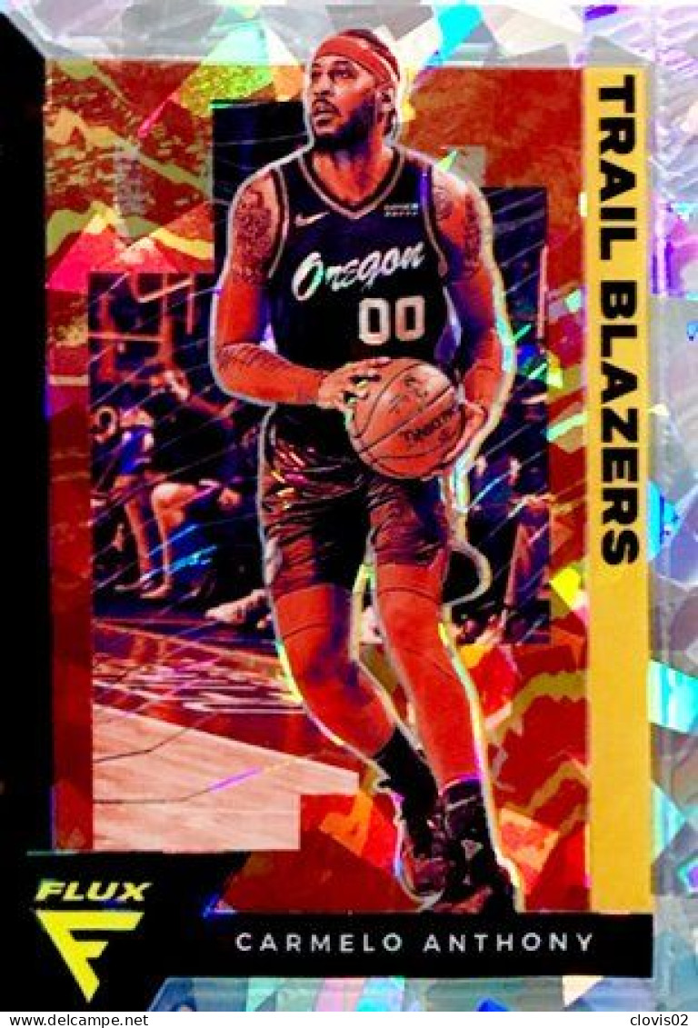 145 Carmelo Anthony - Portland Trail Blazers - Carte Panini 2020-21 NBA Flux Base Cards - Autres & Non Classés