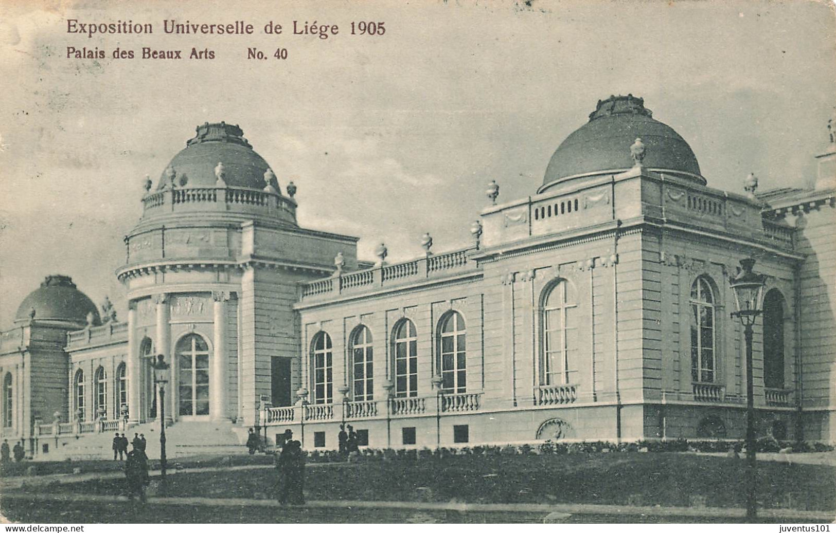 CPA Exposition Universelle De Liège 1905-Palais Des Beaux Arts-Timbre     L2916 - Liege